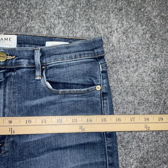 FRAME Jeans Womens Size 31 Blue Denim Le High Skinny Revere - Picture 5 of 10